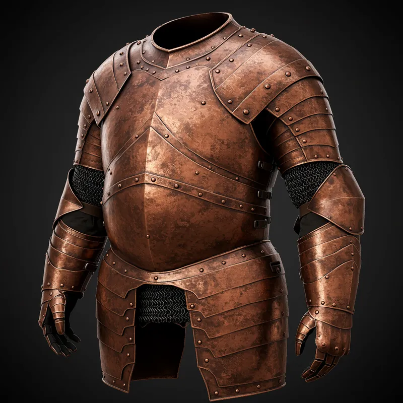 Bulky Copper Colored Armor for Sale