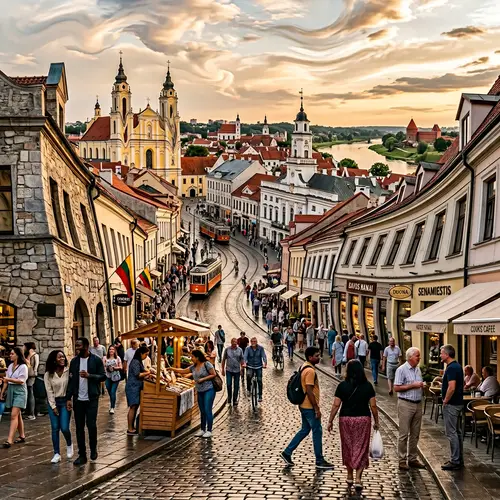 Kaunas, Lithuania: Vibrant Cityscape of Architectural Diversity