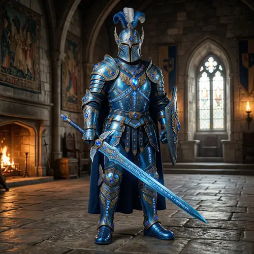 Legendary Mithril Gear: Elmo, Armor, Sword & More