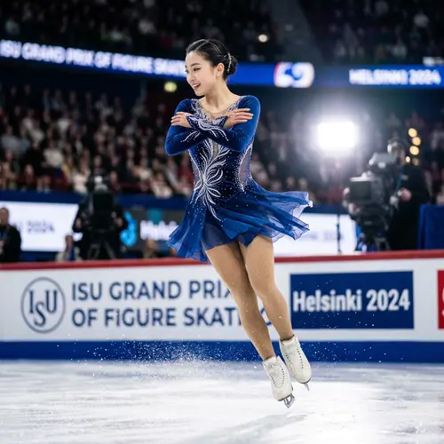 19-Year-Old Figure Skater's Opulent Performance on Ice