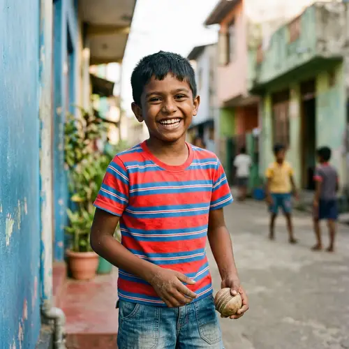 Joyful South Asian Boy | Lively & Playful Nature