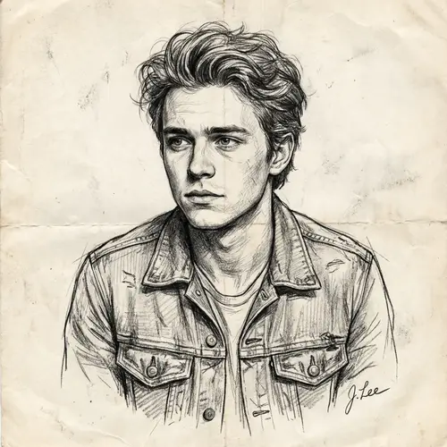 Pencil Sketch of a Young Man - Artistry at Its Best