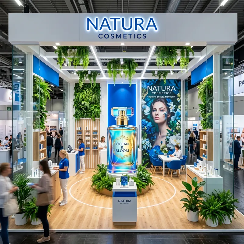 Stunning 12x10m Nature-Friendly Cosmetics Booth