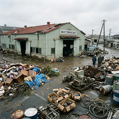 Typhoon Damage in Kanagawa: Industrial Waste Impact