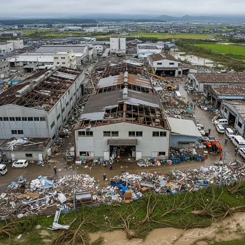 Typhoon Damage in Kanagawa: Industrial Waste Impact