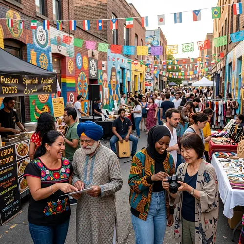 Celebrating Intercultural Diversity in Vibrant Colors