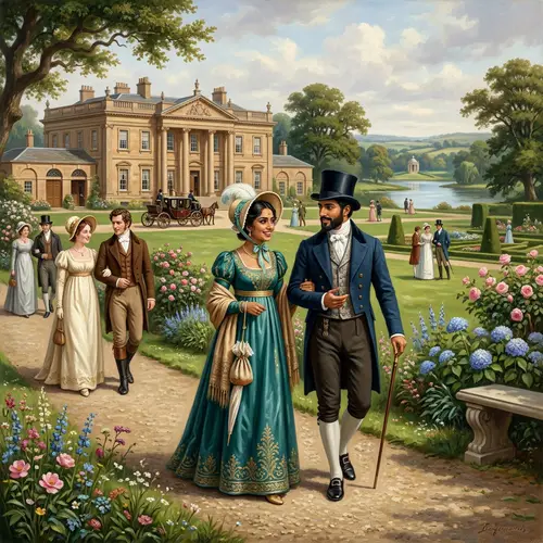 Georgian Era British Country Life Inspired by Pride and Prejudice
