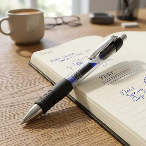 3D Ballpoint Pen Model | Detailed Pen Rendering