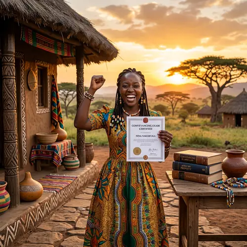 Conveyancing Exam Success - Traditional African Triumph