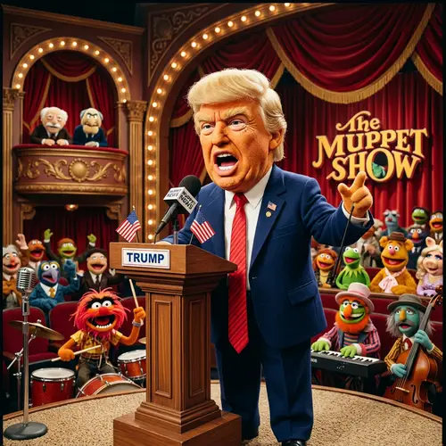 Donald Trump as a Muppet: Fun and Satire