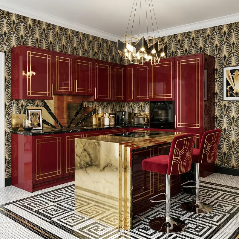 Redesign Your Kitchen in Art Deco Style