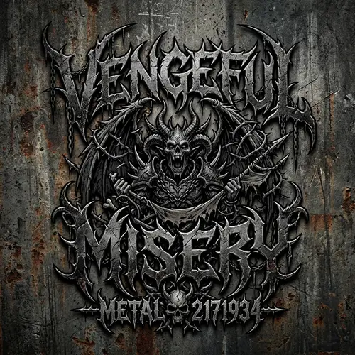 Vengeful Misery Metal Logo