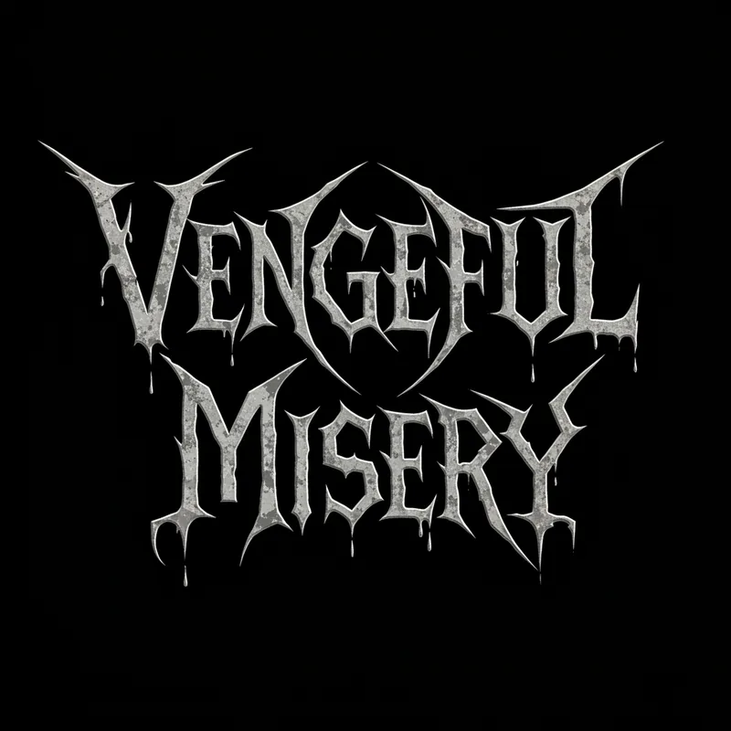 Vengeful Misery Metal Logo