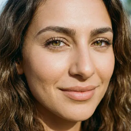 Stunning Close-Up Portrait of a Woman's Face
