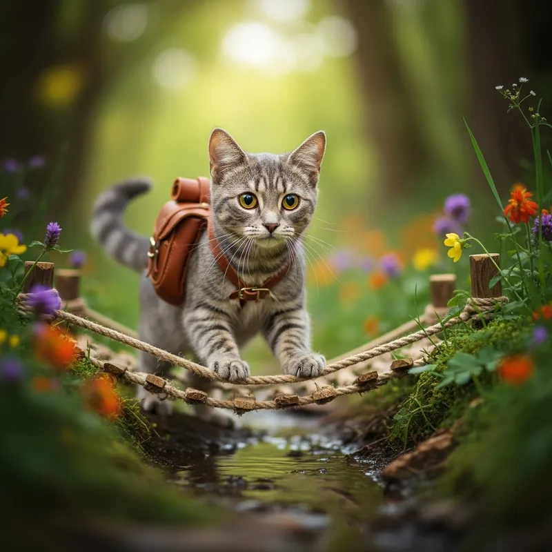 Rozilla's Adventures: Grey Cat Exploration