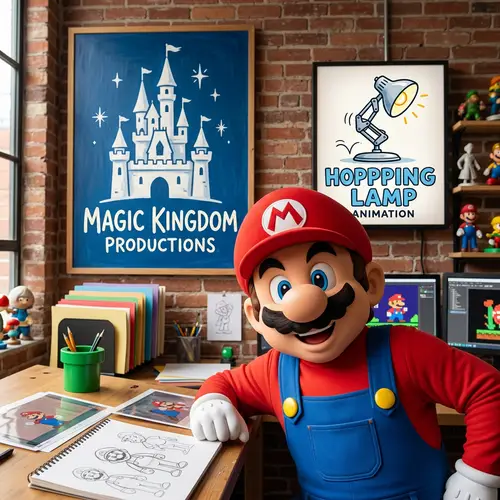 Super Mario Meets Disney & Pixar Magic