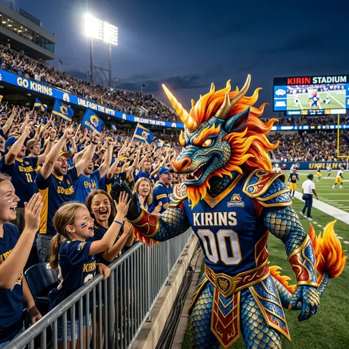 Kirin Unicorn Mascot: A Magical Creature