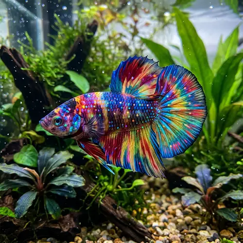 Vibrant HMPK Betta Fish: Exotic Colors & Patterns