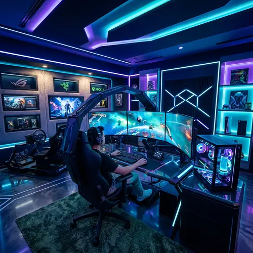 World's Costliest Gaming Room Setup: Luxury & Tech