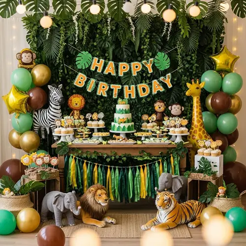 Wild Theme Birthday Decorations