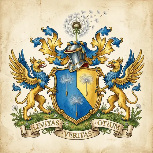 Custom Family Crest: Levitas, Veritas, Otium