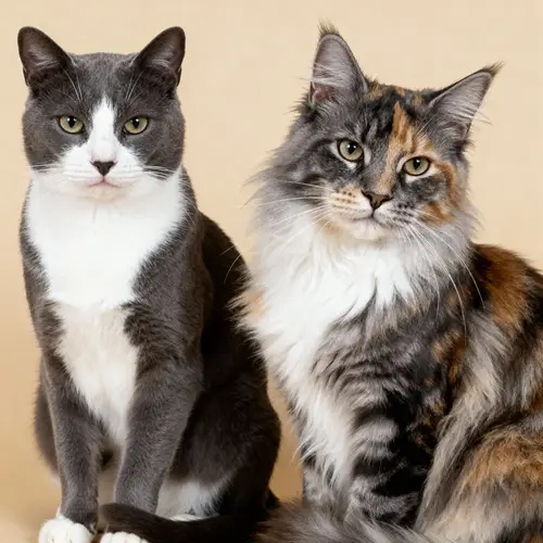 Adopt Adorable Kittens: Tuxedo & Maine Coon Mix