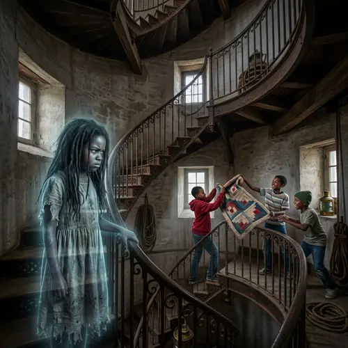 Haunted Lighthouse Encounter: African American Ghost Girl and Mischievous Boys