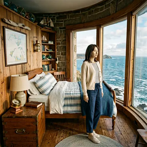 Coastal Bedroom Decor in Lighthouse | Sea-Theme Furnishings