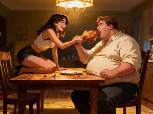 Flirtatious Feast: Neltas Feeding Pierce