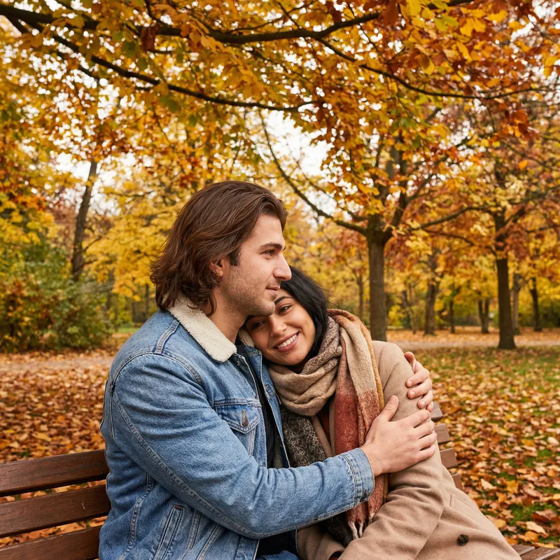 Heartwarming Moment: Young Kurdish Man Kissing Arab and Asian Woman Heartwarming Moment: Young Kurdish Man Kissing Arab and Asian Woman