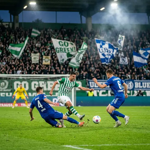 Intense Football Match: Radomiak Radom vs. MKP Pogoń Siedlce