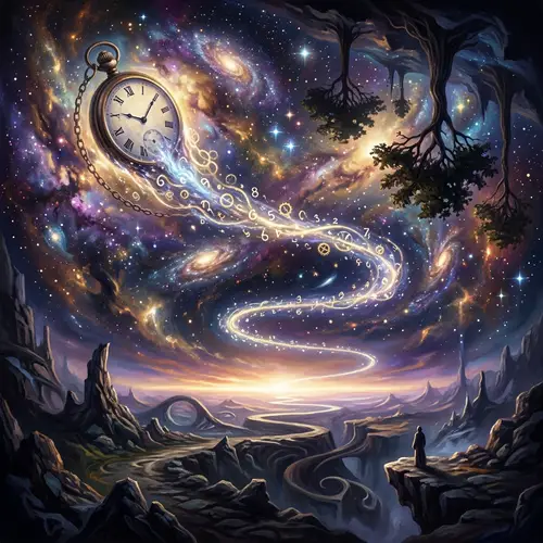 Exploring the Concept of 'Beyond' through an Abstract Image