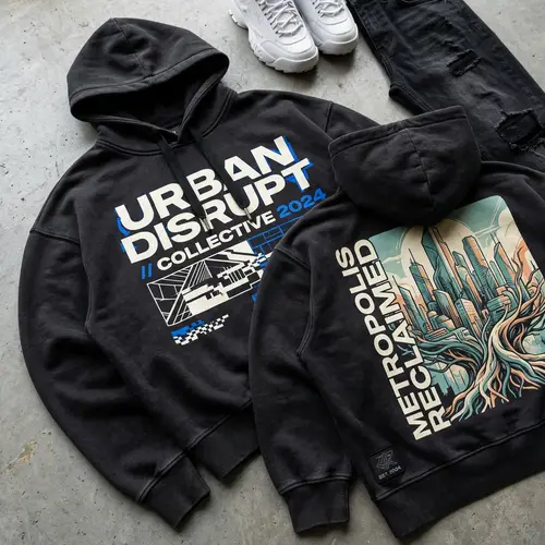 Trendy Streetwear Hoodie Design for Urban Fashion
