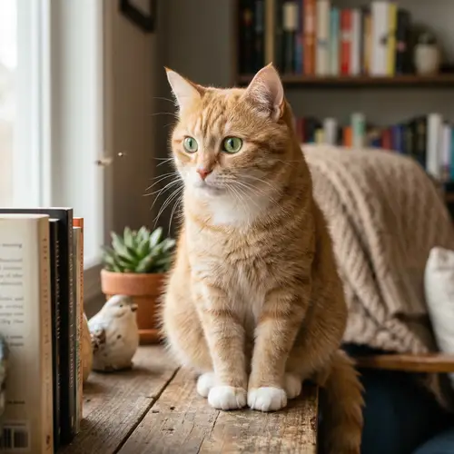 Adorable Focused Cat Pictures