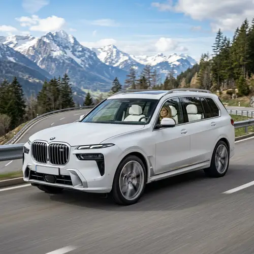 2025 BMW X7 in Frosted White – Luxury SUV
