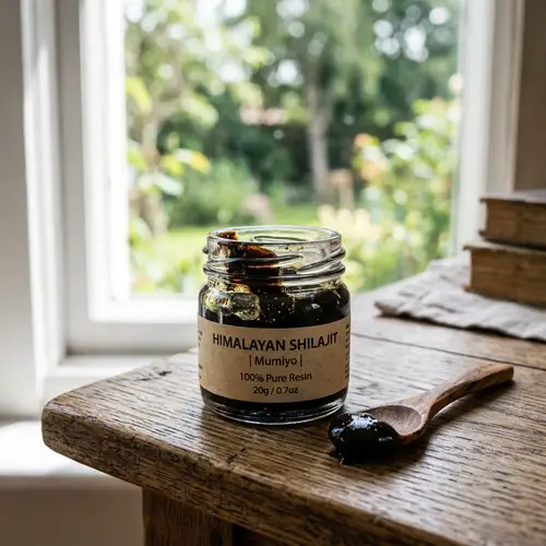 Premium Dark Shilajit Jar for Natural Health | Supplier