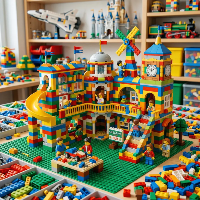 Colorful LEGO Brick-Built Designs for Creative Play Colorful LEGO Brick-Built Designs for Creative Play