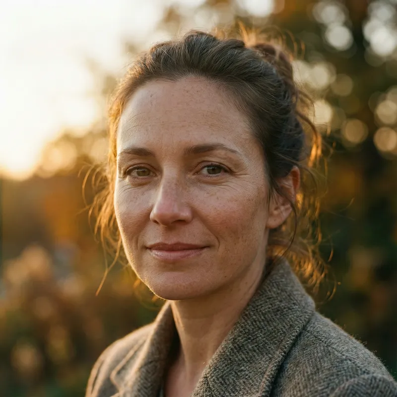 Hyperrealistic Portrait of a 35-Year-Old Woman