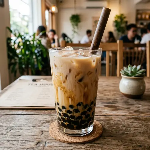 Delicious Black Pearl Tapioca Dessert