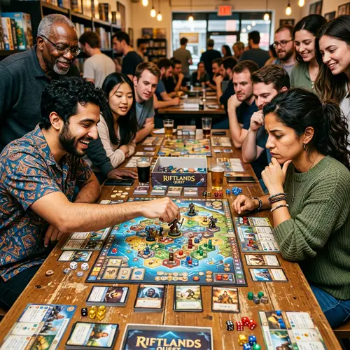 Fast-Paced Strategy Board Game: Intense Showdown of Competing Players