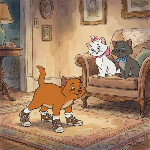 Toulouse from Aristocats: Fun at Home