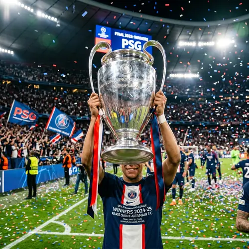 PSG Champions League Trophy - May 31, 2025