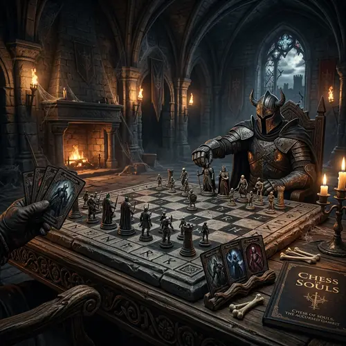 Engaging Dark Souls-Style Chess Card Game