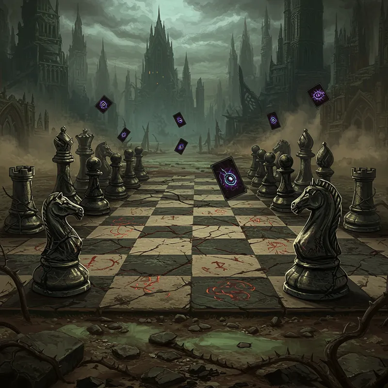 Engaging Dark Souls-Style Chess Card Game