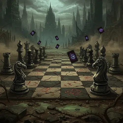 Engaging Dark Souls-Style Chess Card Game