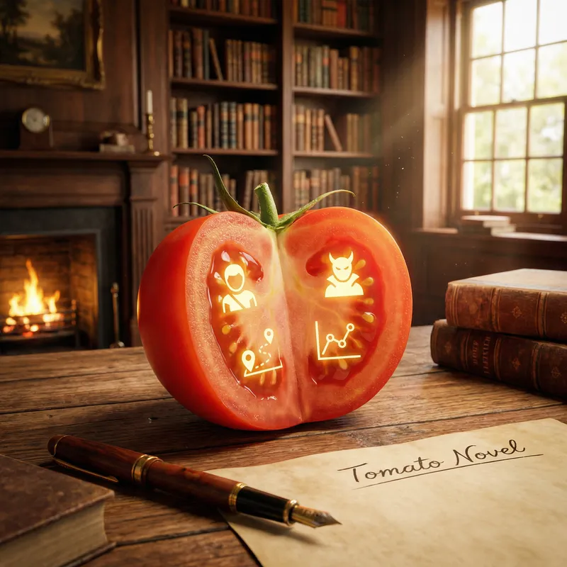 Visual Representation of Tomato Novel