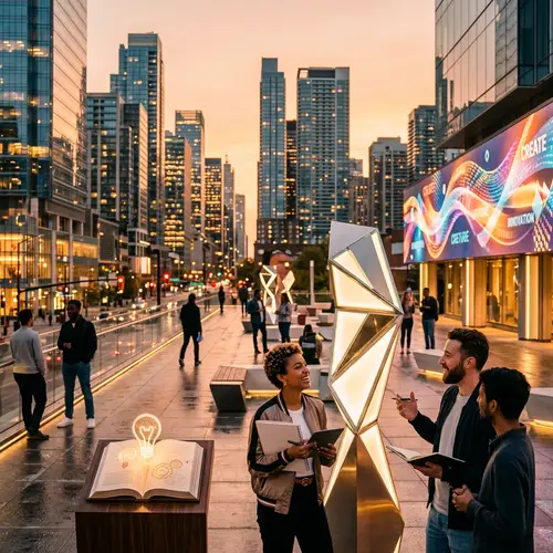 Modern Urban Inspiration: Cityscape with Contemporary Elements