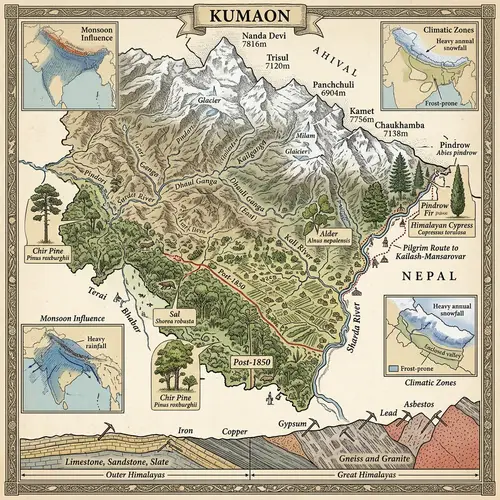 Intricate Representation of Kumaon Himalayas | Geological, Ecological & Historical Aspects