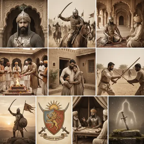 Rajput Warrior: Vivid & Historic Images of South Asian Male Warrior