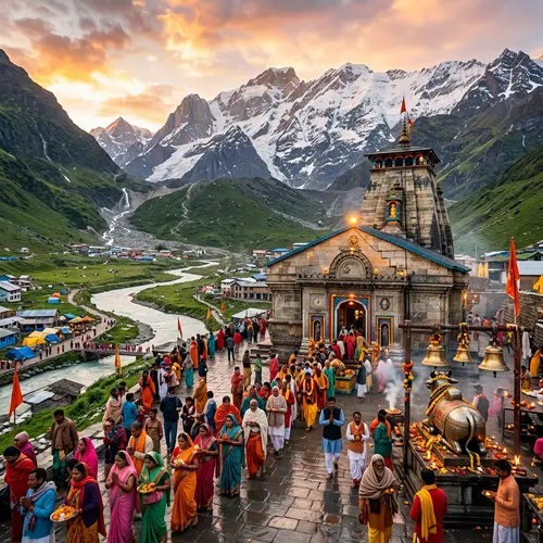 Sacred Aura of Kedarnath Temple & Majestic Himalayas | Uttarakhand